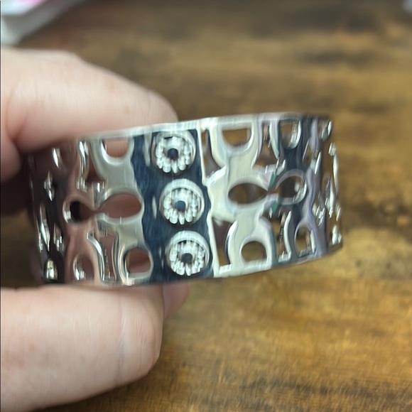 Coach Metallic Cutout Bracelet - Picture 2 of 2